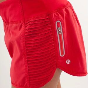 Lululemon Red Run Bright at Night Shorts 4